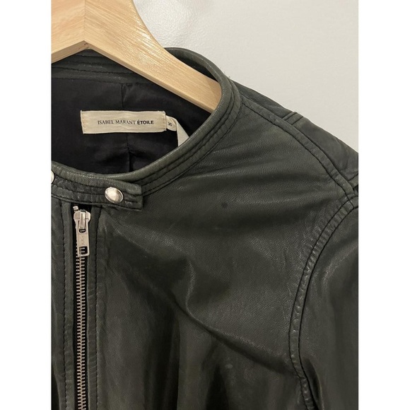 ISABEL MARANT ÉTOILE Calista Leather Jacket. Size‎ 36 - Picture 8 of 8
